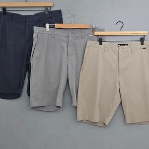 Travis Mathew Men's Shorts - Dark Blue, Light Gray, Beige 36